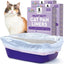 Cat Litter Box Liners Alfapet Heavy Duty Flat Bottom- Extra Giant 15 Count - Tear-Resistant Cat Litter Bags - Kitty Litter Liners for Rectangular Litterbox Pans, 36” x 18” x 2MIL Thick 30 lb Capacity