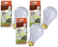 (3 Pack) Zilla Incandescent Bulb, Day White Light & Heat, 75 Watt