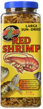 Zoo Med Large Sun-Dried Red Shrimp Aquatic Turtle Food 0.5 oz.