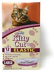 Alfapet Kitty Cat Litter box Disposable Elastic Liners - 12-count