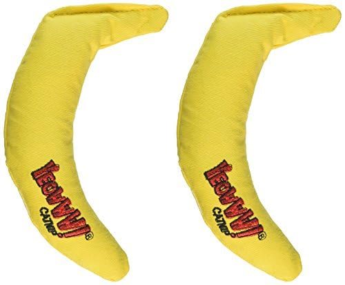 Yeowww! Yellow Banana Catnip Toy (2 Pack) Main image