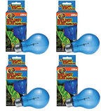 (4 Pack) Zoo Med Daylight Blue Reptile Bulbs - 100 Watt Each