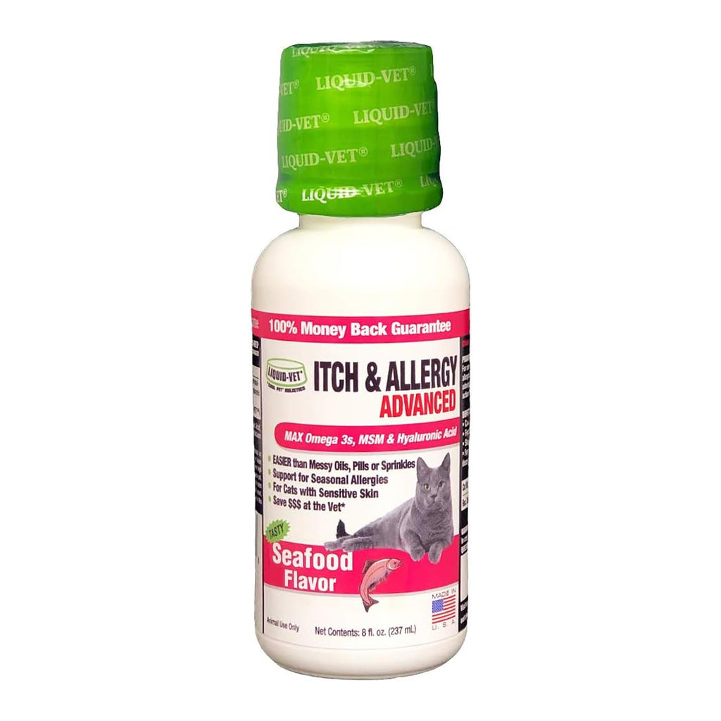 LIQUID-VET by Cool PET Holistics Feline Itch & Allergy Advanced Formula, Chicken Flavor, 8 oz