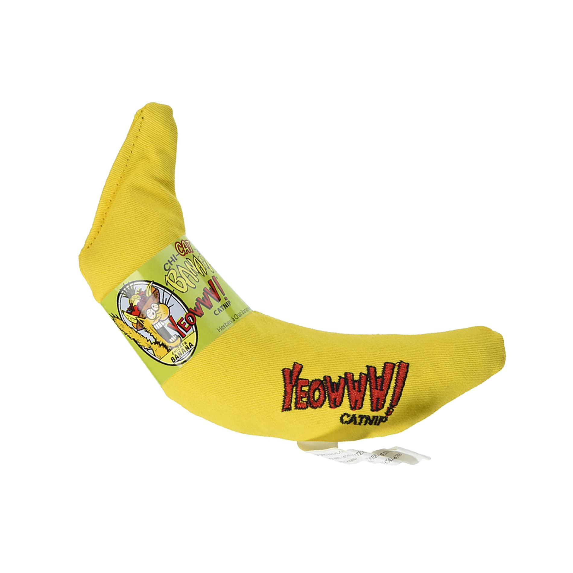 Yeowww! 100% Organic Catnip Toy, Yellow Banana 3 Pack Main image