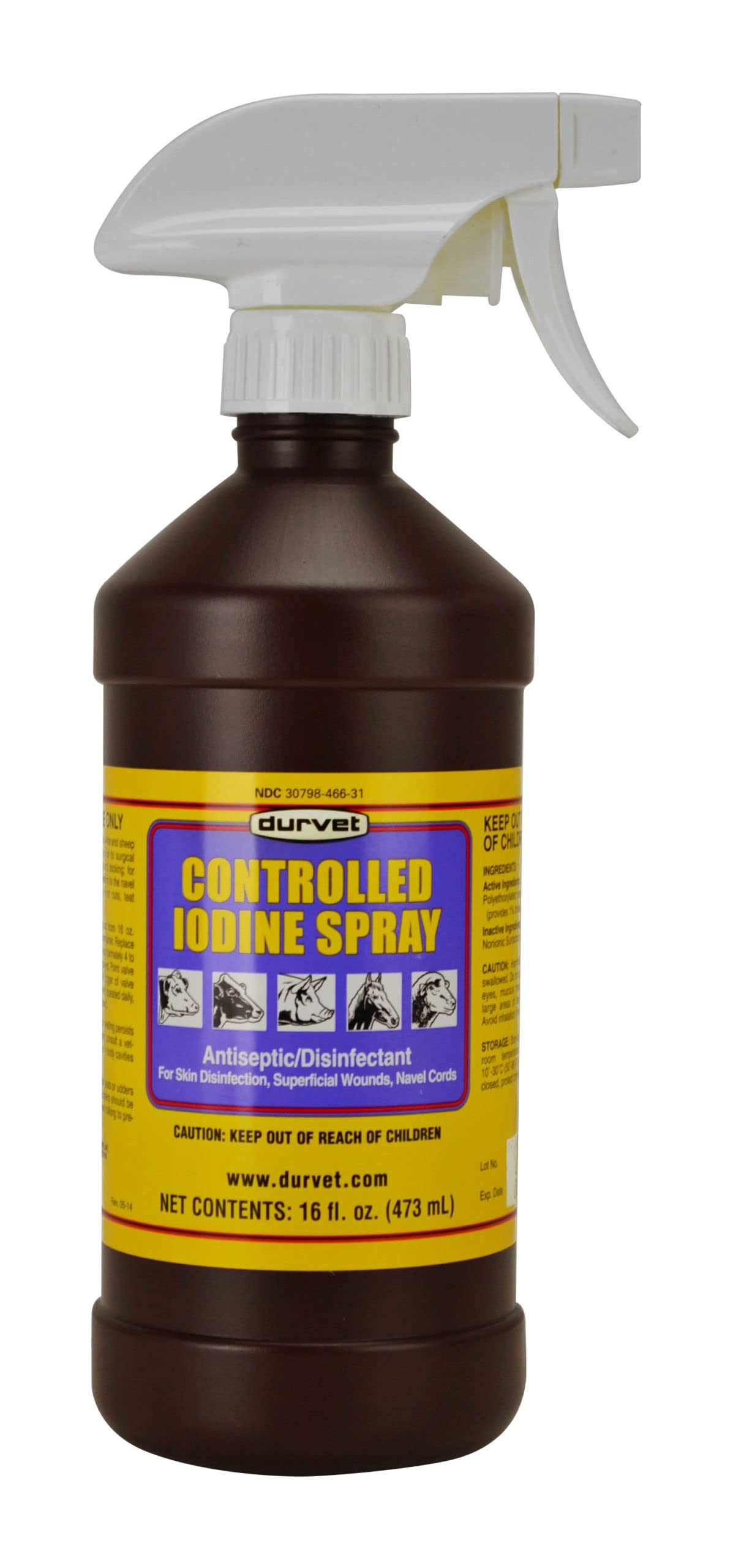 Durvet 066548 1 Pint Controlled Iodine Spray Main image