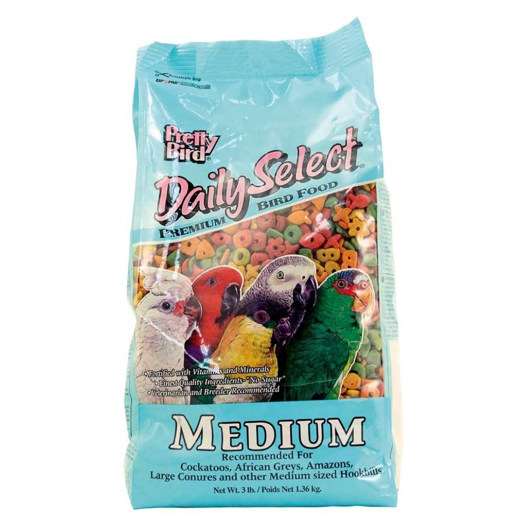 Pretty Bird International Bpb78117 Daily Select Premium Bird Food, Medium, 8-Pound Secondary image