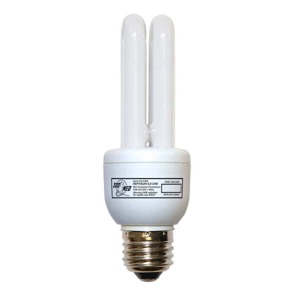 Reptisun 5.0 Uvb Mini Compact Fluorescent (Pack of 2)