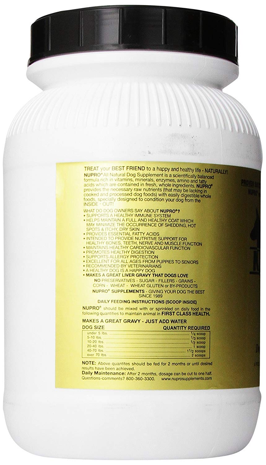 Nupro All Natural Dog Supplement (5 lb)