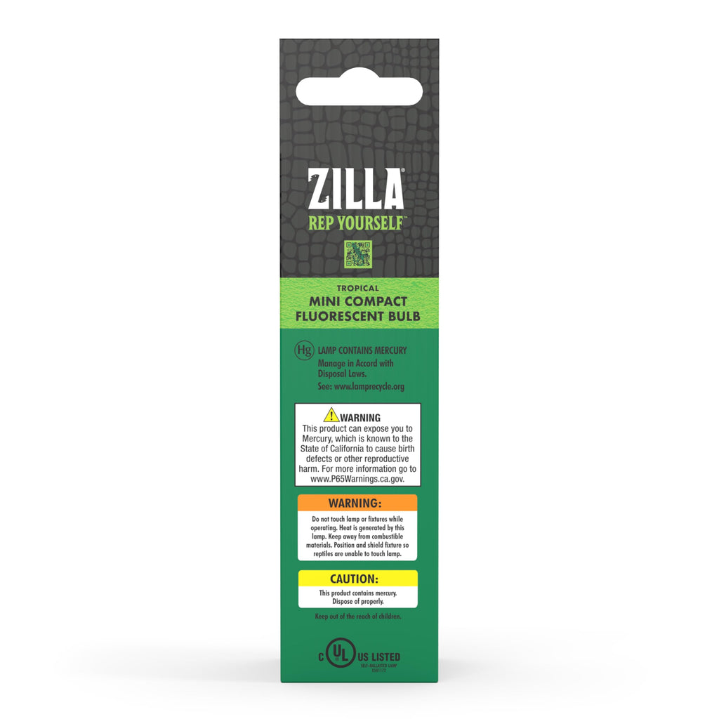Zilla Mini Compact Fluorescent Bulbs Tropical
