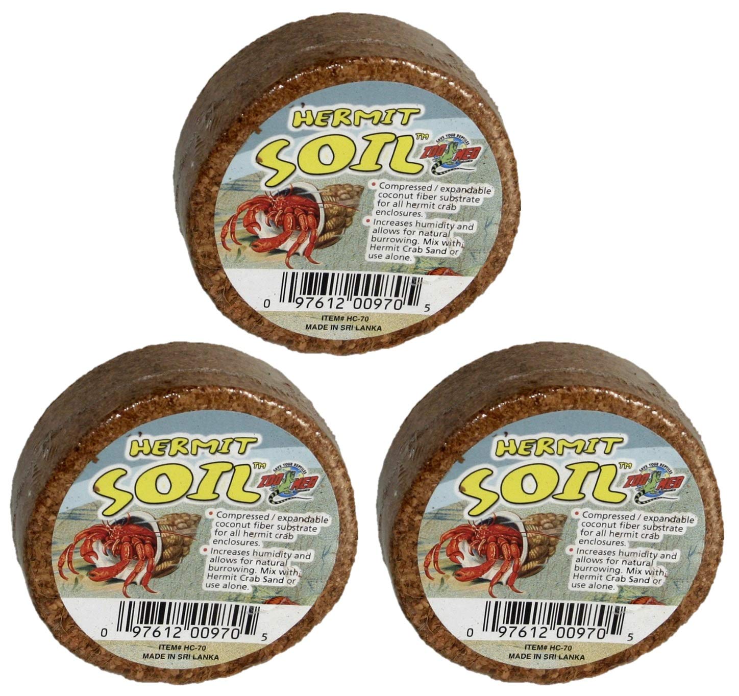 Zoo Med Hermit Crab Soil, 3Pk