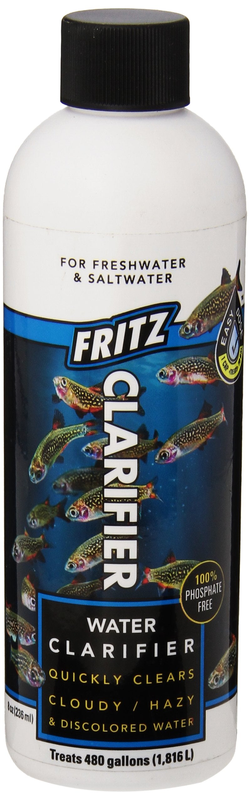 Fritz Aquatics 80176 Fritz Water Clarifier for Fresh and Salt Water Aquariums, 8-Ounce Main image