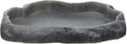 Zoo Med Reptile Rock Food Dish, Medium, 7.25"l x 6"w x 0.75"h, Colors may vary Black