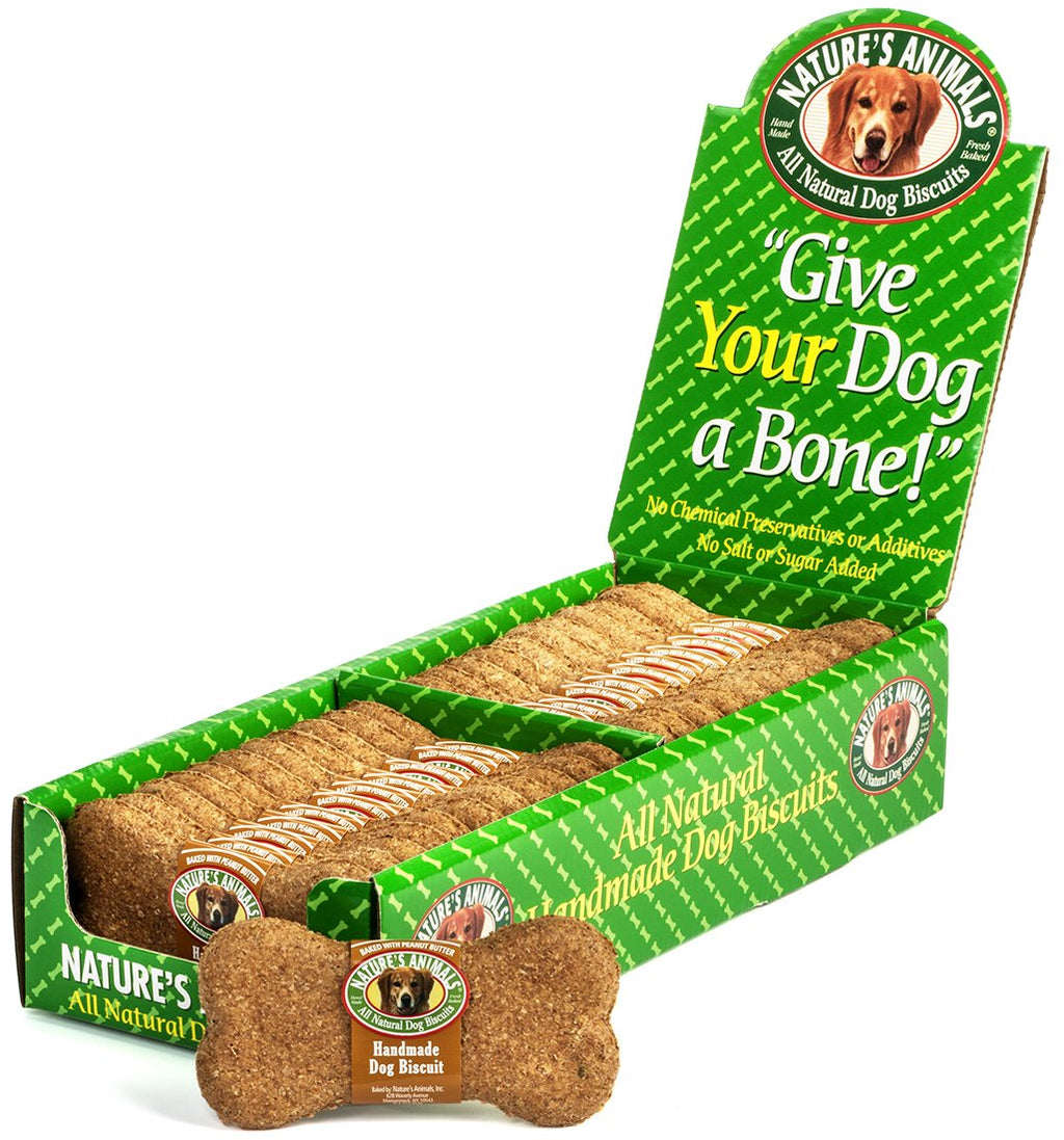 Nature's Animals Original Bakery Biscuits, All Natural Dog Treats, 24 Count