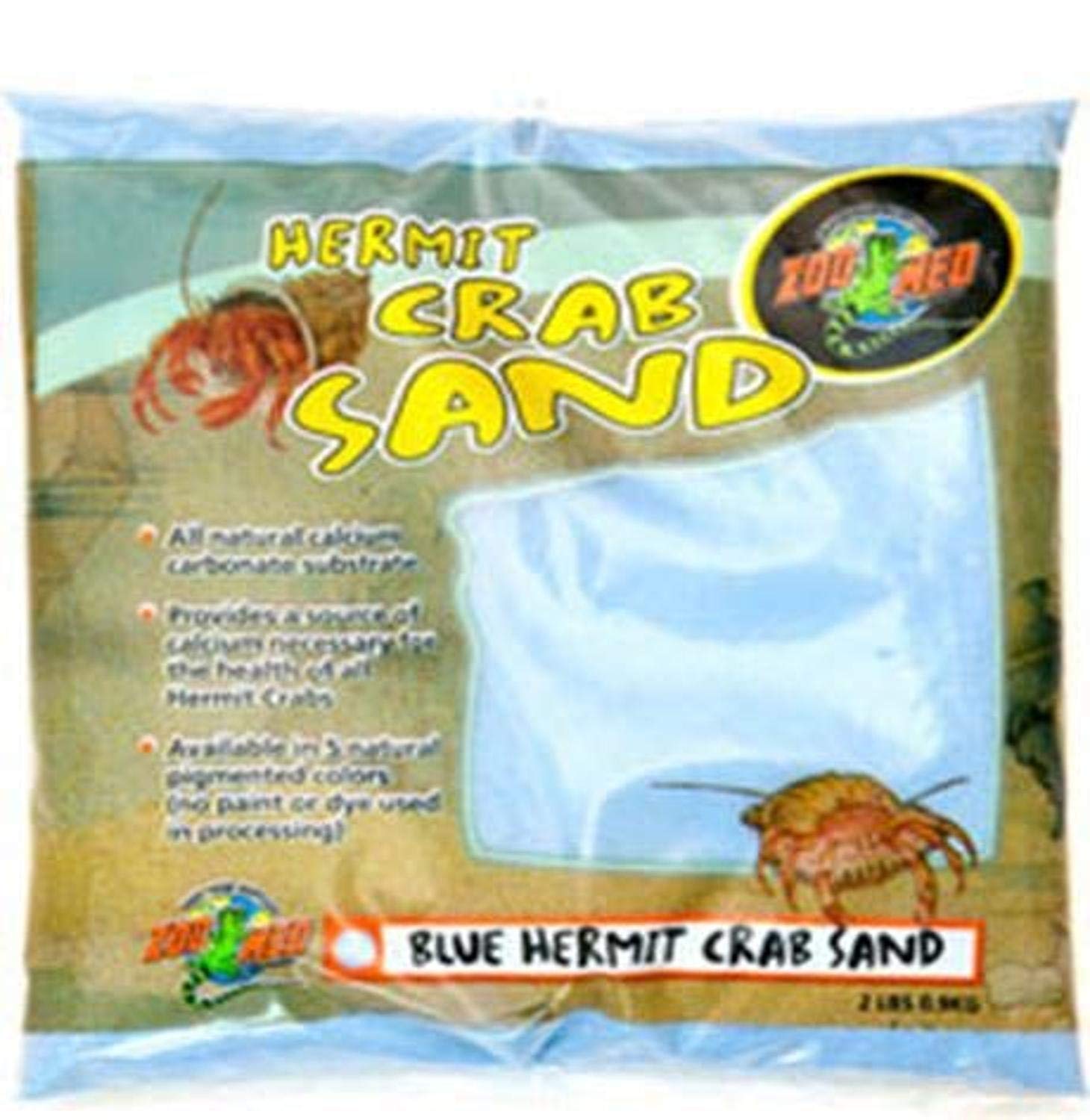 Zoo Med Laboratories SZMHC2B Hermit Crab, 2-Pound, Sand Blue Secondary image