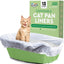 Alfapet Elastic Cat Litter Box Liners - Super Jumbo 13 Count - Tear-Resistant Cat Litter Bags, Waterproof Kitty Litter Liners - Fits Litterbox Pan Sizes X-Giant, Jumbo 42" x 20" x 2 MIL 30 lb Capacity