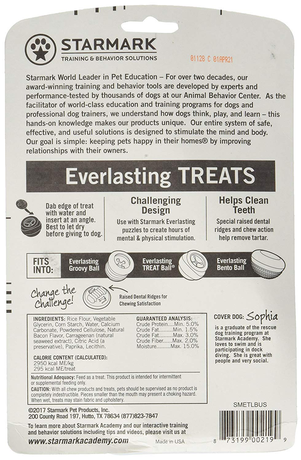 StarMark (3 Pack Star Mark Everlasting Bacon Dog Dental Chews, Large Main image