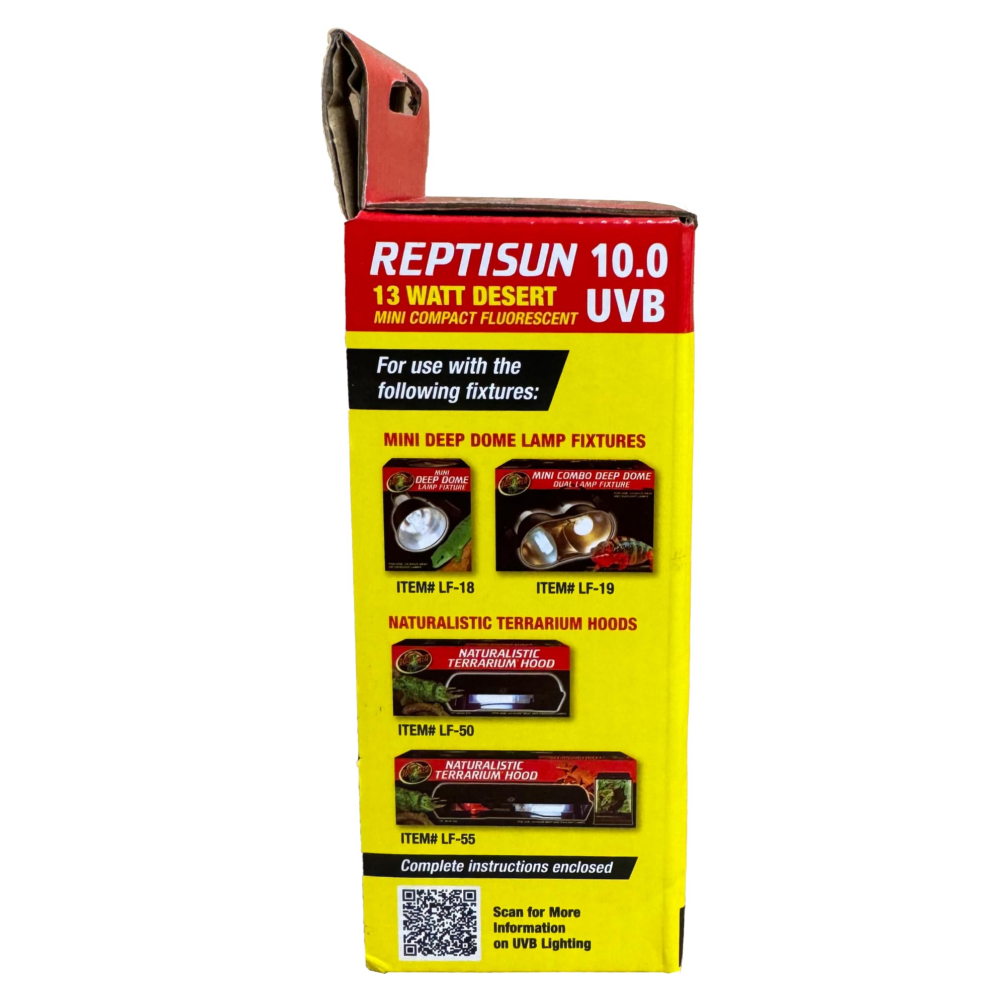 Zoo Med ReptiSun 10.0 UVB Mini Compact Fluorescent 13 Watt (4 Pack)