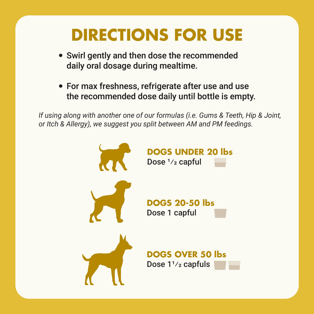 Premium Easy to Dose Liquid for All Dogs with Cranberry & D-Mannose: Comprehensive Dog Formula for Kidney & Bladder Support