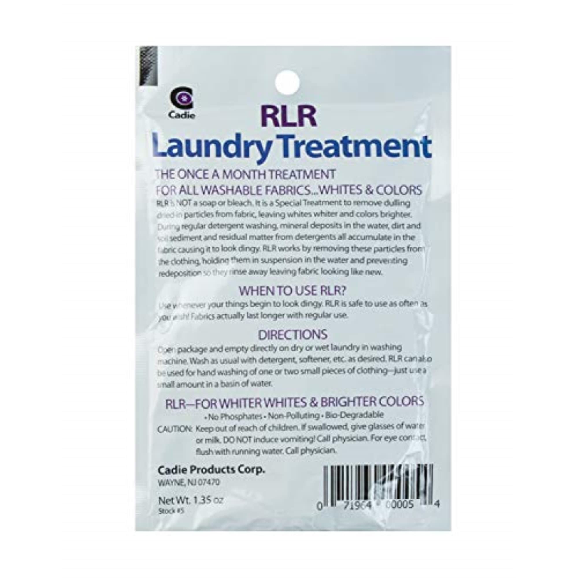 RLR Natural Laundry Detergent Powder – Whitens, Brightens, Refreshes Baby Cloth Diaper Detergent, Musty Towels, Workout Clothes - Non-toxic, Fragrance-Free For Sensitive Skin (Pack of 10))