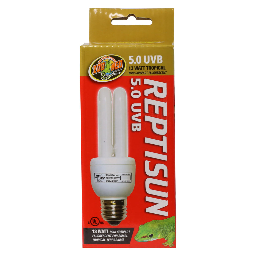 Reptisun 5.0 Uvb Mini Compact Fluorescent (Pack of 2)
