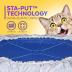 BETAPET Sifting Litter Box Liners- 30-Count Elastic Cat Pan Liners for Large, Extra Large, Giant, and Extra Giant Litter Box - 36" x 18" Universal Fit Quick Sifting Cat Litter Bags