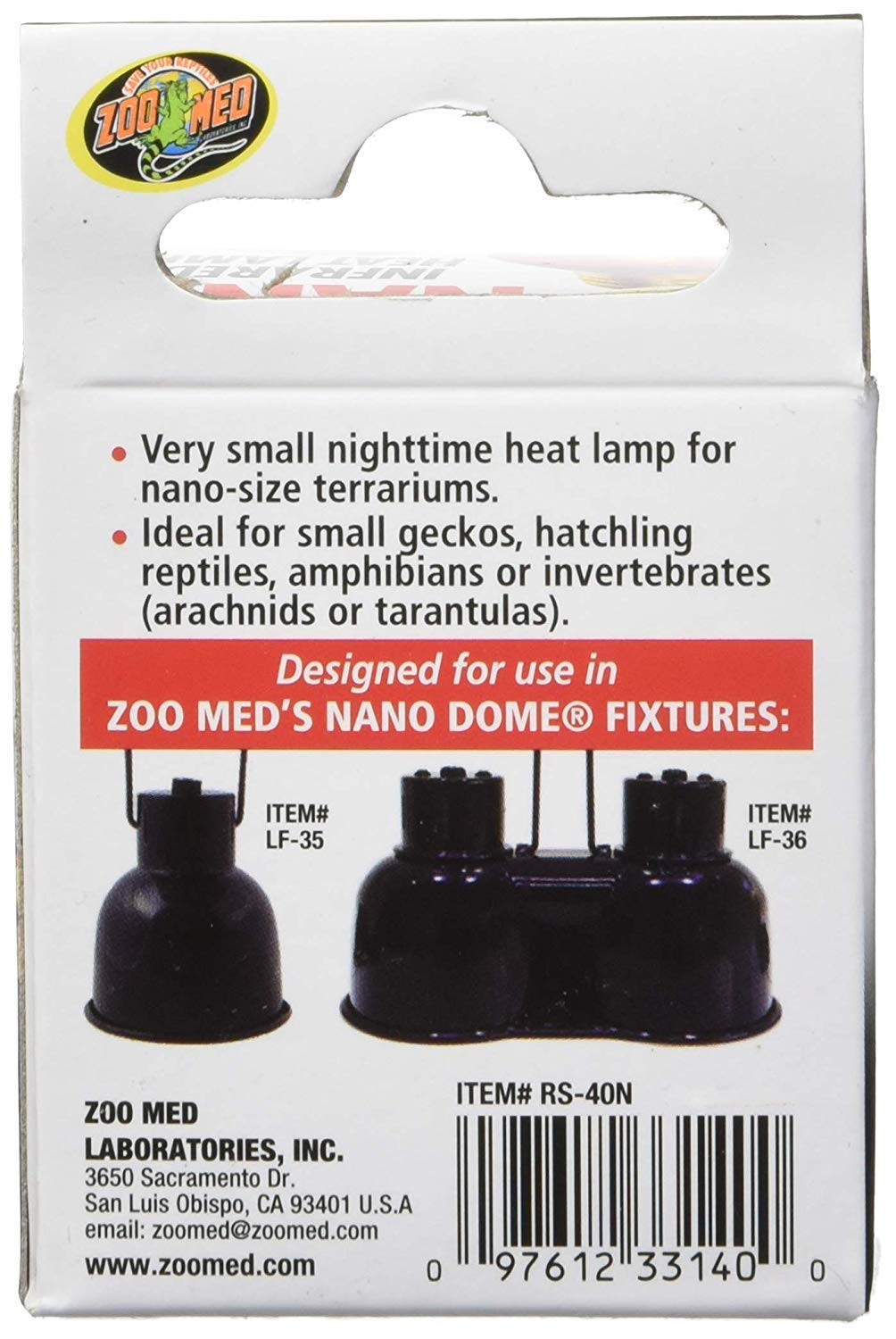 Zoo Med 2 Pack of Nano Infrared Heat Lamps, 40 Watt Secondary image