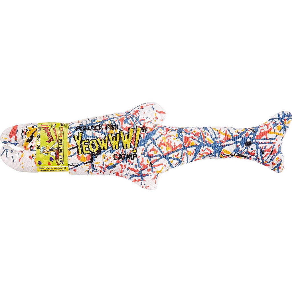 Yeowww! 100% Organic Catnip Variety Pack of Rainbow, Banana & Pollock Fish