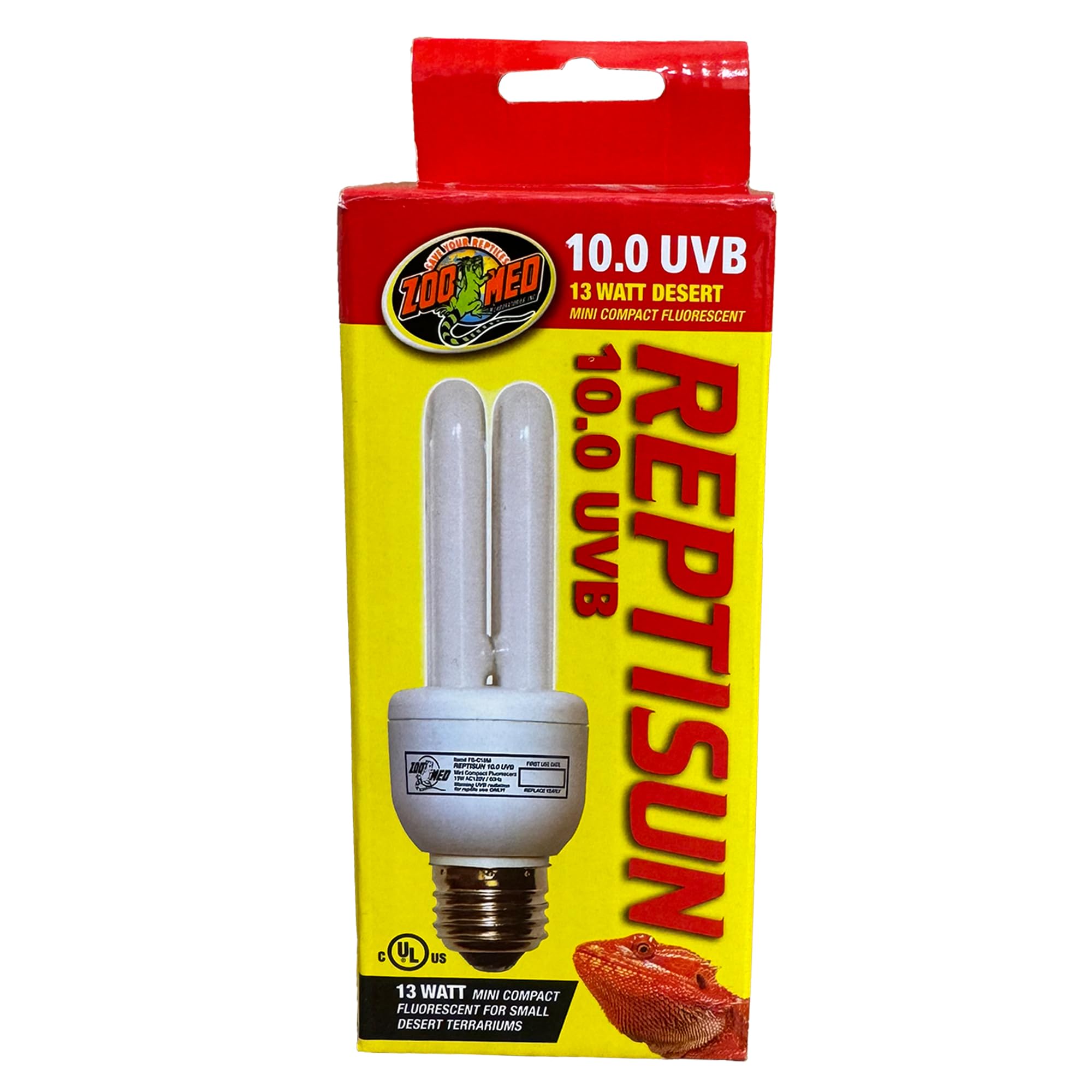 Zoo Med ReptiSun 10.0 UVB Mini Compact Fluorescent 13 Watt (4 Pack)