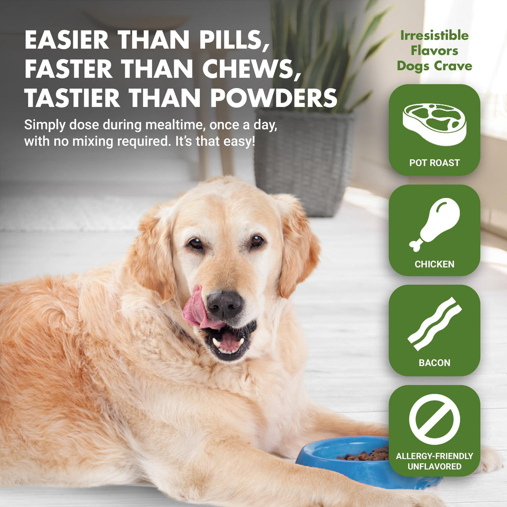 Liquid-Vet by COOL PET Holistics K9 Hip & Joint Advanced Formula, Chicken Flavor, 32 oz (LVDJA-CH-04PK-32U)