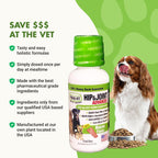 Liquid-Vet by COOL PET Holistics K9 Hip & Joint Advanced Formula, Chicken Flavor, 32 oz (LVDJA-CH-04PK-32U)