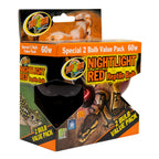 Zoo Med Nightlight Reptile Bulb, 60-watt, Red