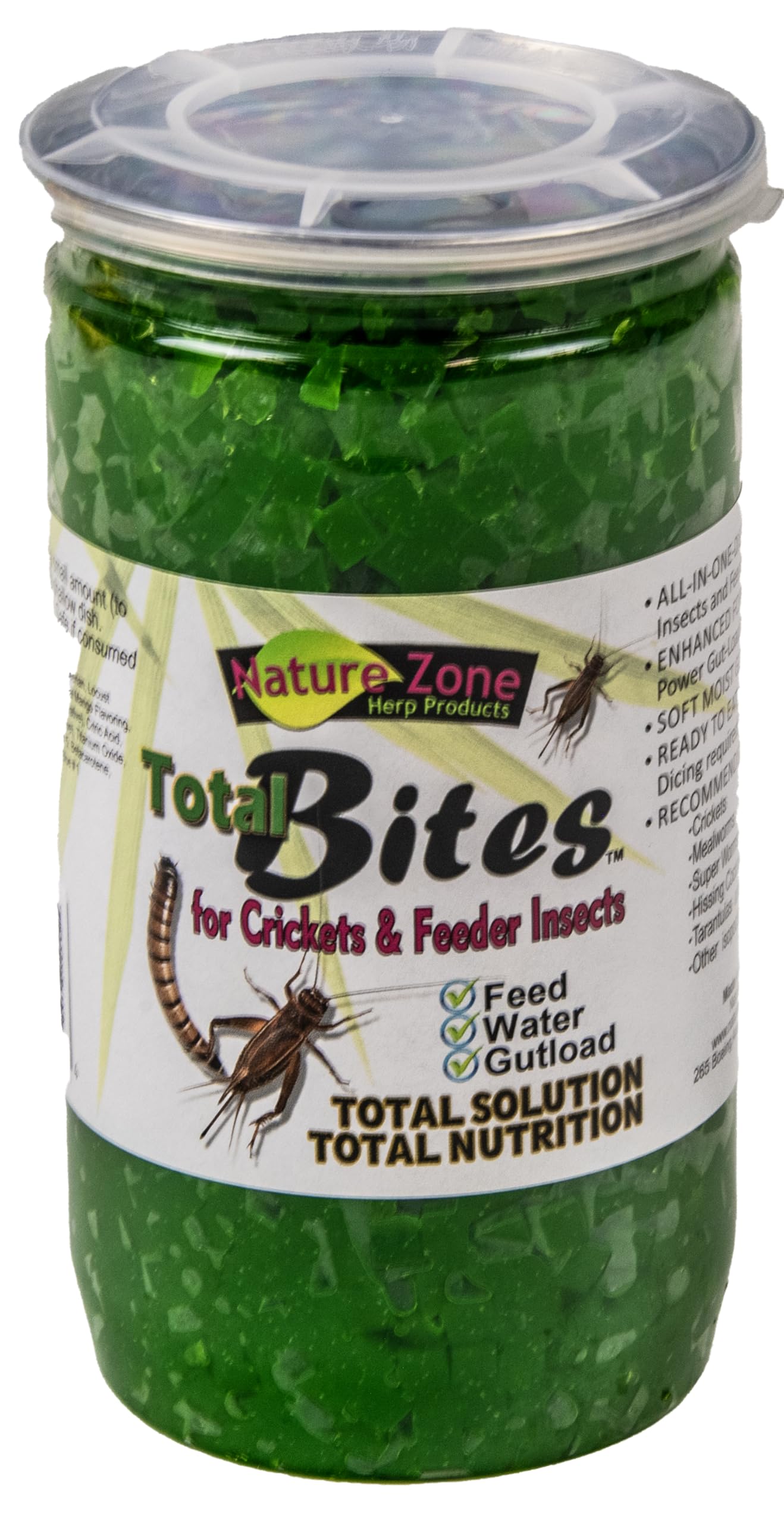 Nature Zone SNZ54511 Feeder Insects Total Bites Soft Moist Food with Spirulina, 9-Ounce Main image