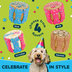 BETAPET Dog Birthday Cake for Dogs to Eat - Rice Cake Based Dessert Made with Dog Birthday Treats and Human Grade Ingredients - Happy Birthday Dog Cake - Dog Birthday Gift for Puppy