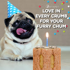 BETAPET Dog Birthday Cake for Dogs to Eat - Rice Cake Based Dessert Made with Dog Birthday Treats and Human Grade Ingredients - Happy Birthday Dog Cake - Dog Birthday Gift for Puppy