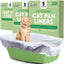 Alfapet Elastic Cat Litter Box Liners - Super Jumbo 15Count - Tear-Resistant Cat Litter Bags, Waterproof Kitty Litter Liners - Fits Litterbox Pan Sizes X-Giant, Jumbo, 42" x 20" x 2 MIL 30 lb Capacity