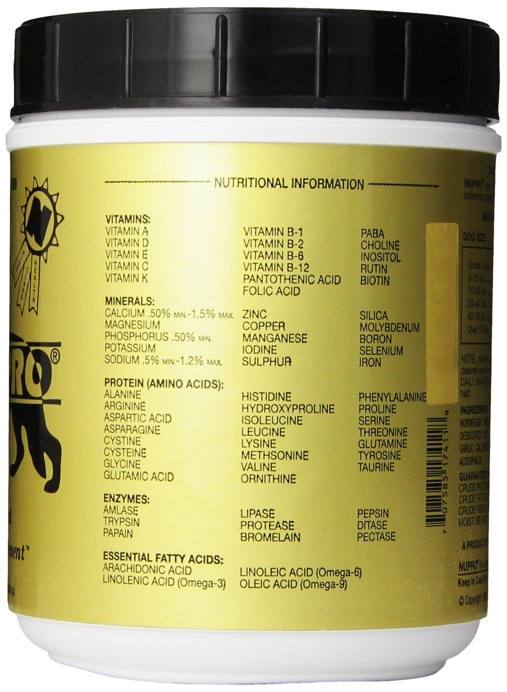 Nupro All Natural Dog Supplement (5 lb)