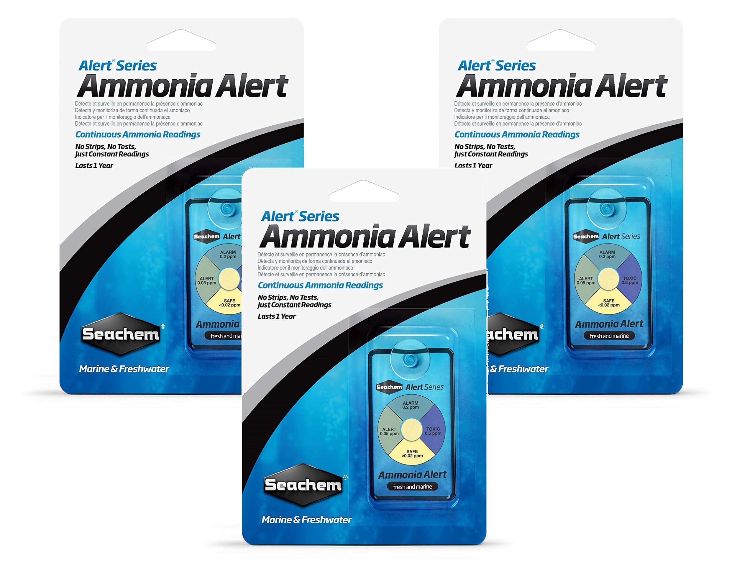 Seachem Ammonia Alert 1 Year Monitor (3 Pack) Main image