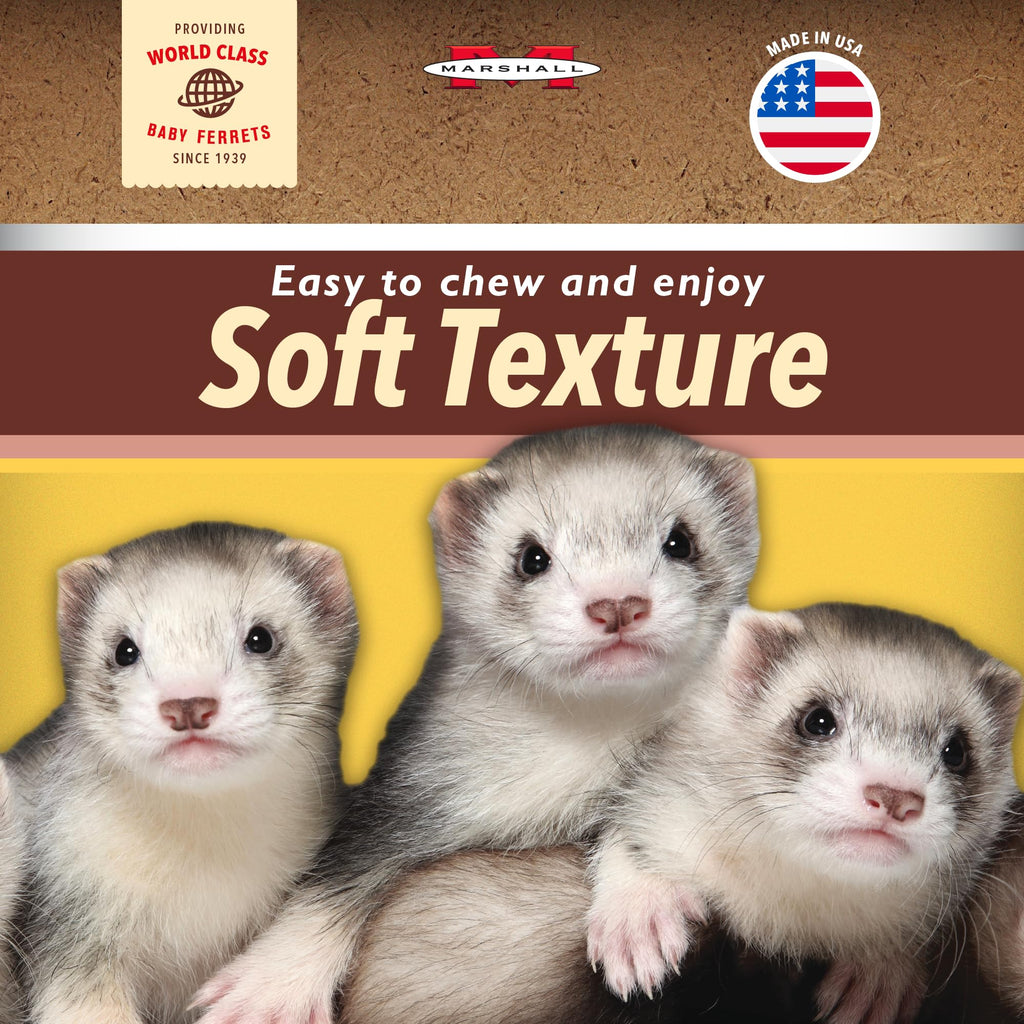 Marshall Bandits Premium Ferret Treats – Original Chicken Flavor – 3 oz Each – Soft, Chewy Snacks for Training, Bonding & Daily Treating – (Pack of 2)