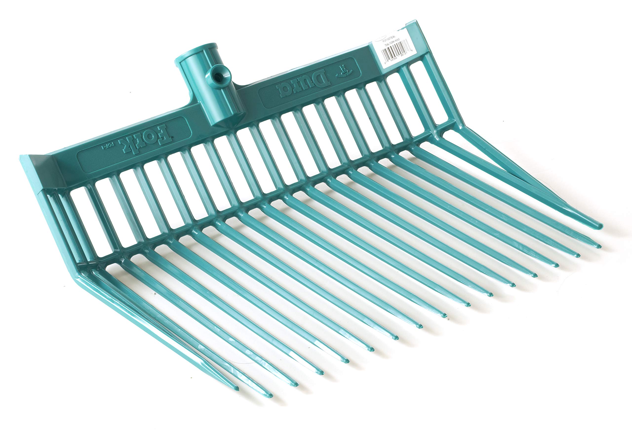 Little Giant® DuraFork Pitch Fork Replacement Head | Durable Polycarbonate Stable Fork Head with Angled Tines | Manure Fork | Made in USA (Pack of 1, Purple)