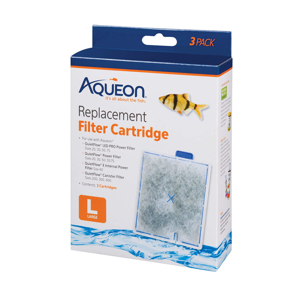 Aqueon Replacement Filter Cartridges Large - 12 pack