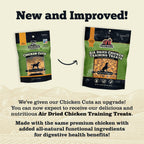 Redbarn Pet Products All-Natural Air Dried Beef Training Treats for Puppies & Dogs – Grain-Free Single Protein Rewards Made in USA for Small, Medium, & Large Breeds - 8 oz Resealable Bag