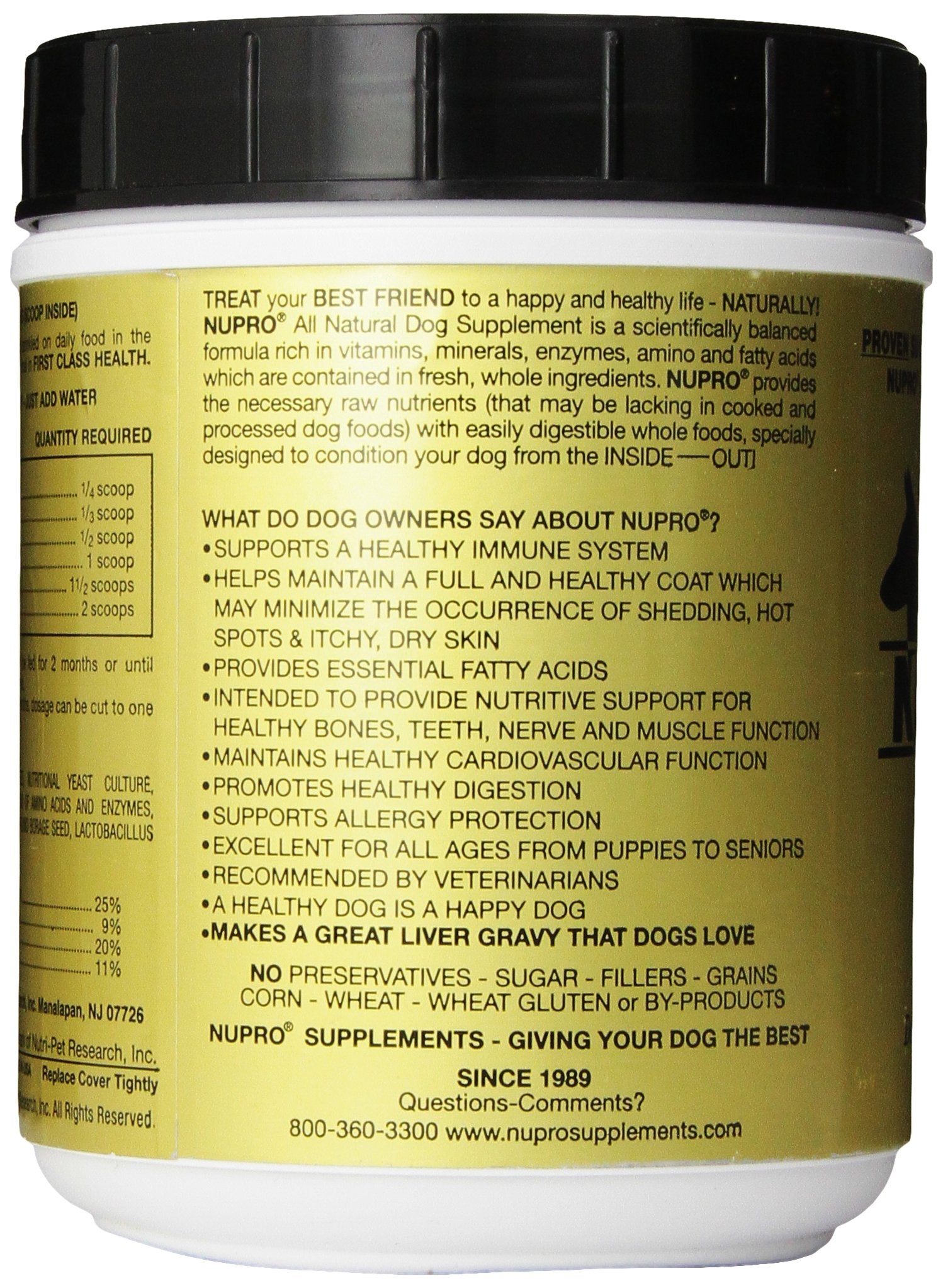 Nupro All Natural Dog Supplement (5 lb)