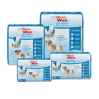 Four Paws Wee-Wee Super Absorbent Disposable Adjustable Dog Potty Training Male Wraps Diapers, Leak-Proof Protection for Puppies and Small Dogs, Extra Small, 36 Count
