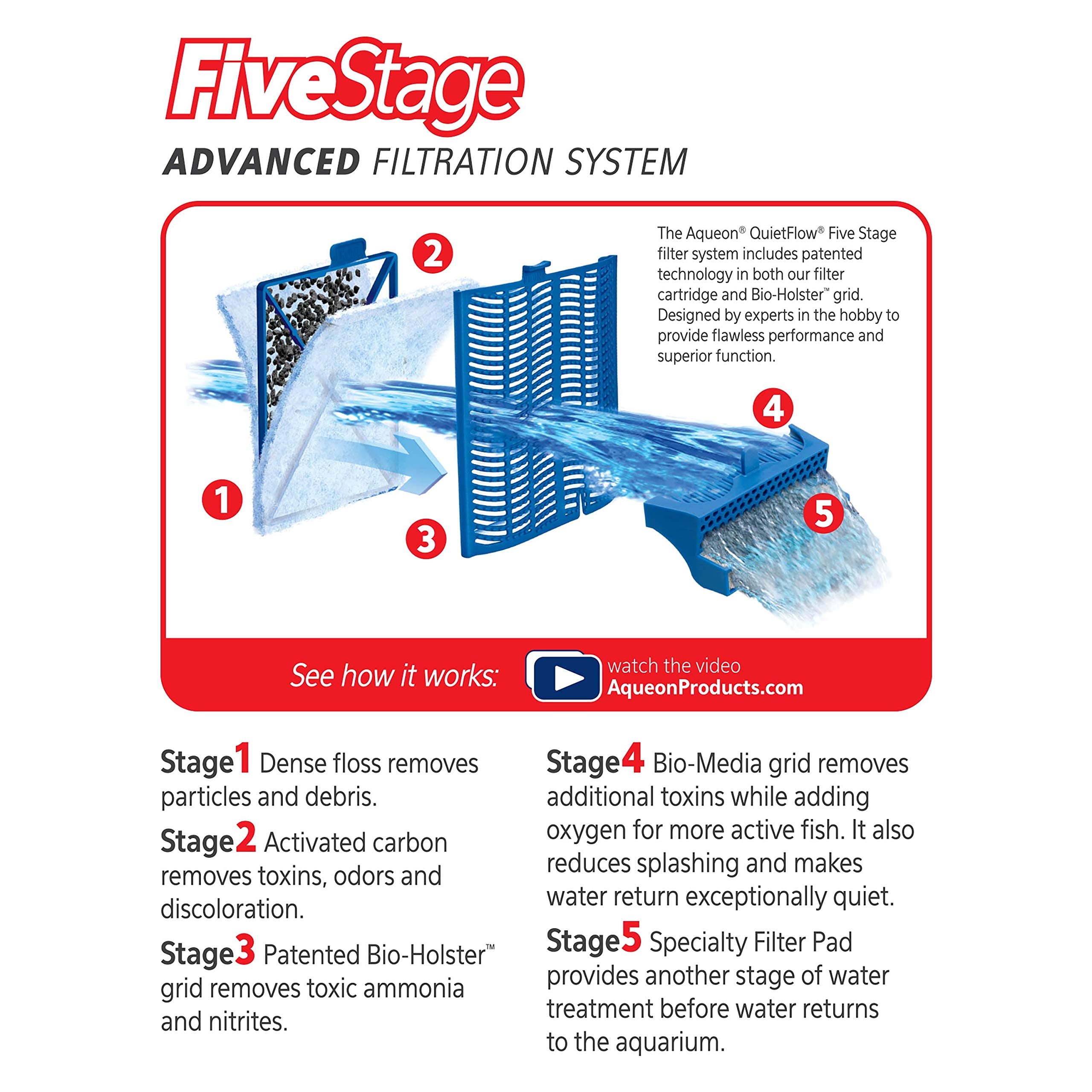 Aqueon Replacement Filter Cartridges Large - 12 pack Main image