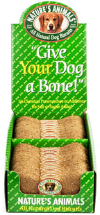 Nature's Animals Original Bakery Biscuits, All Natural Dog Treats, 24 Count