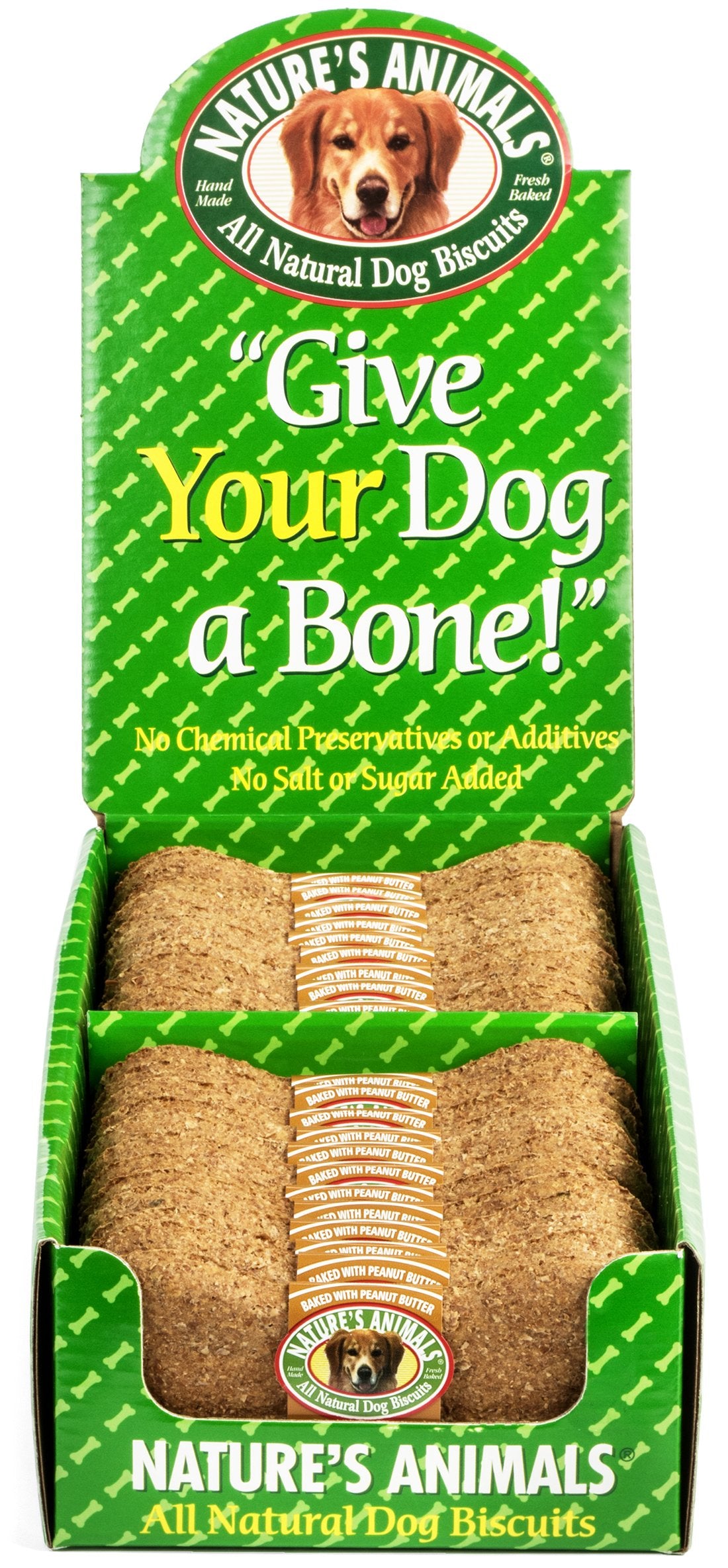 Nature's Animals Original Bakery Biscuits, All Natural Dog Treats, 24 Count