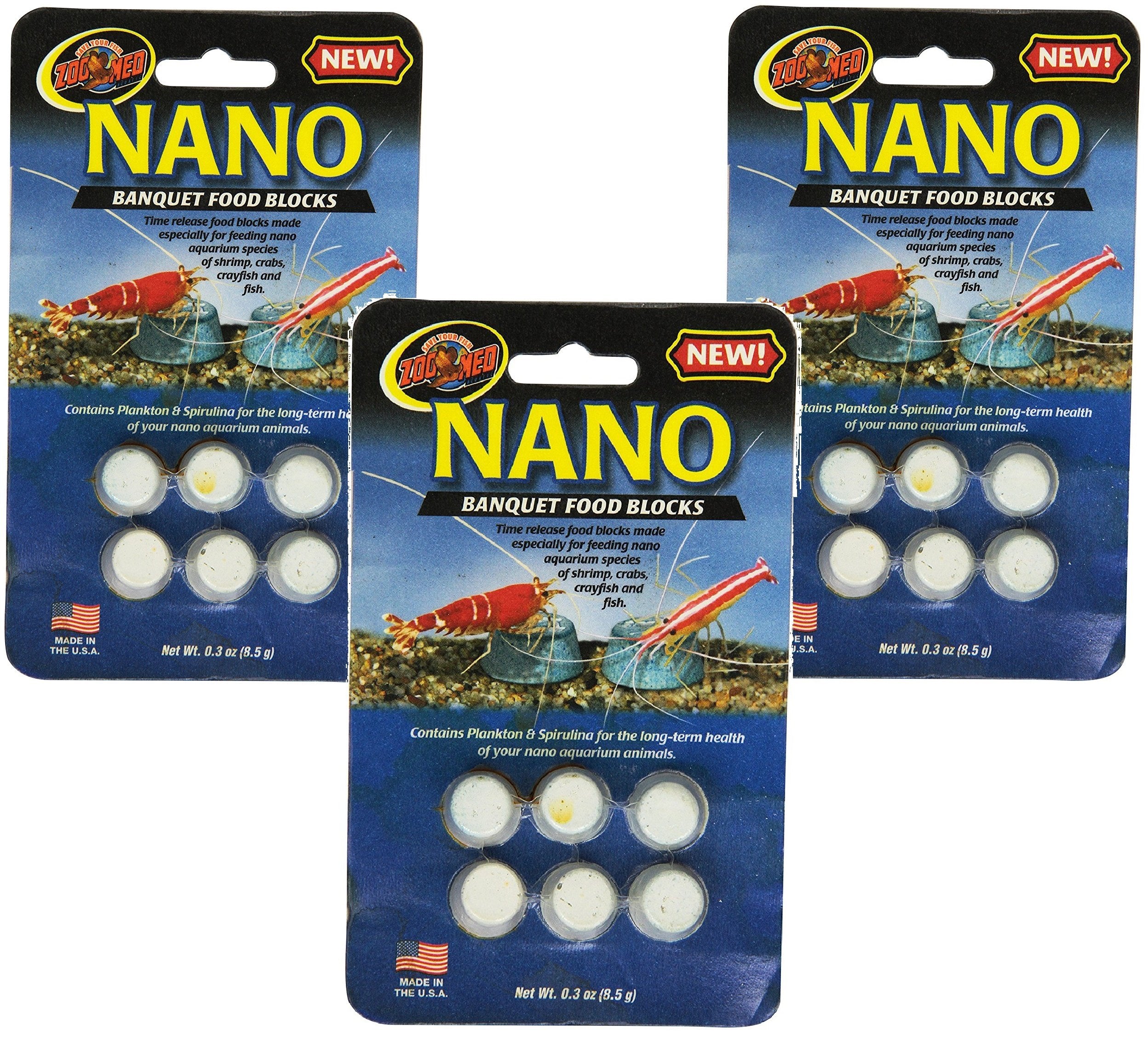 Zoo Med (3 Pack) Laboratories Nano Banquet Block Mini, 3pk Main image