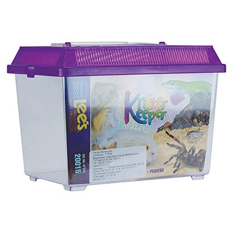 Lee's Kritter Keeper, Mini Rectangle w/Lid ( Colors May Vary )