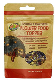 Zoo Med Flower Food Topper - Tortoise & Box Turtle - 1.4 oz