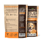 HolistaPet Hemp Dog Treats - Joint & Mobility Care - 30 Crunchy Treats - 600mg - Made in USA - Powerful Relief with Hemp Oil Turmeric & Boswellia - 100% Organic - for Hips & Joint Pain, Inflammation